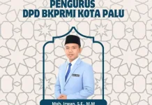 Ketua BKPRMI Palu Pimpin Tradisi Pawai Obor Ramadan